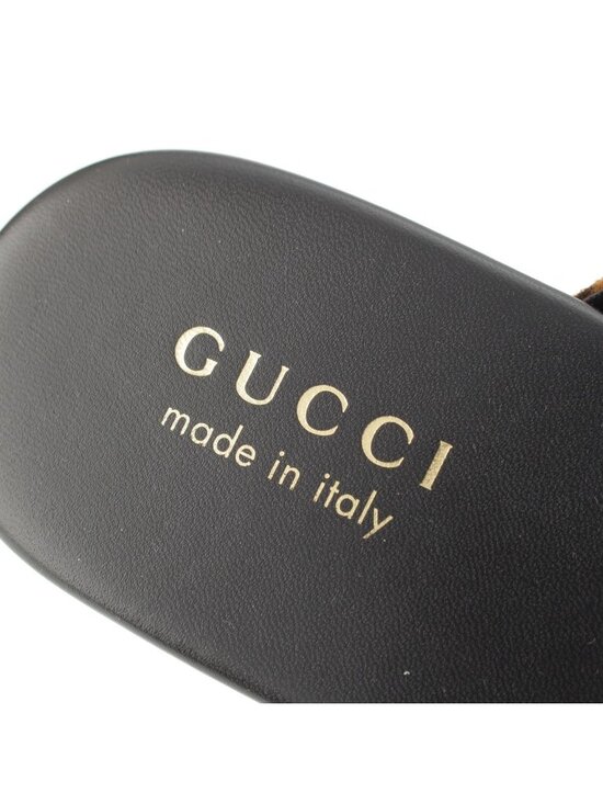 Gucci Horsebit Suede Sandals Shoes Slippers Beige main image 8